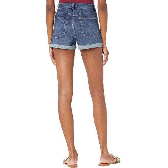 Madewell High-Rise Denim Shorts in Glenoaks Wash: Cutoff Edition Stretch Size 24 - Picture 10 of 14